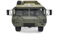 U.S. Militaire vrachtwagen 8x8 met laadruimte Schaal 1 op 12 RTR Leger groen